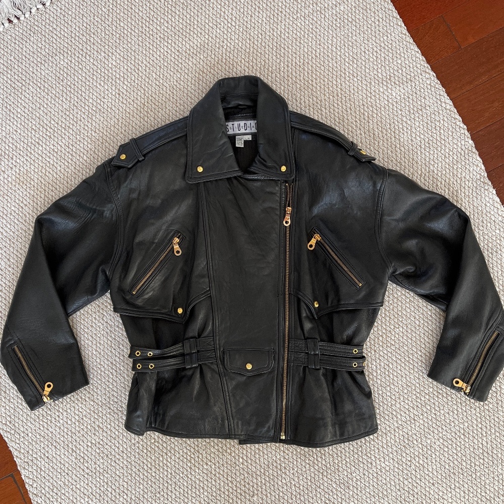 STUDIO SIENA Vintage leather jacket